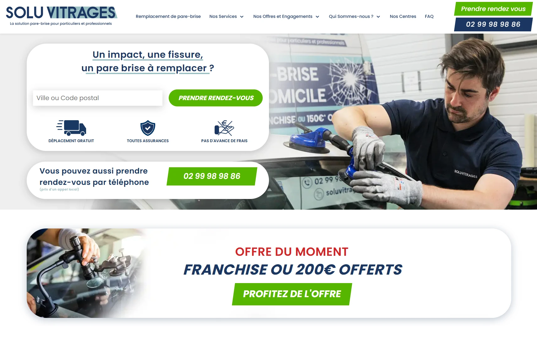  site web soluvitrages.fr