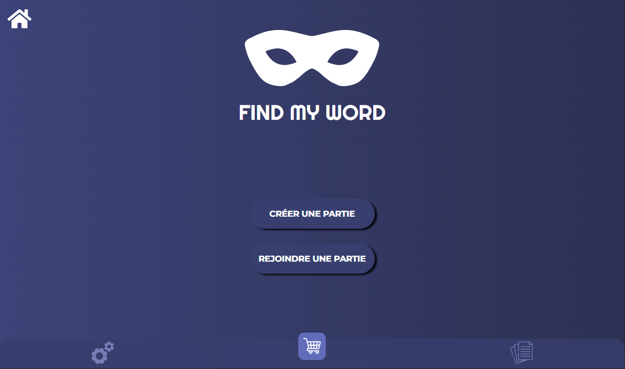  Screenshot site web Find My Word