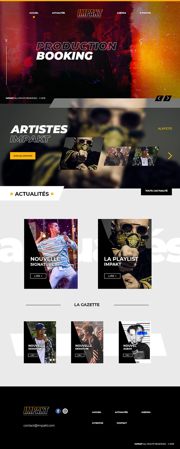 Screenshot page complete Impakt